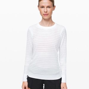 Lululemon Breeze By Long Sleeve White